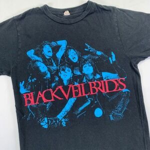 Black Veil Brides T Shirt Mens Small Band Tee Rock Music Bay Island Vintage 00s